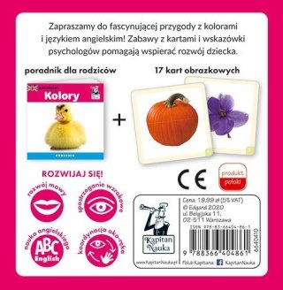 Gra edukacyjna "Angielski kolory" dla dzieci 2+ Nauka języka angielskiego + Nauka nazw kolorów