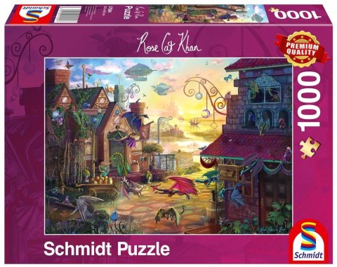 Puzzle 1000 Rose Cat Khan, Smocza poczta