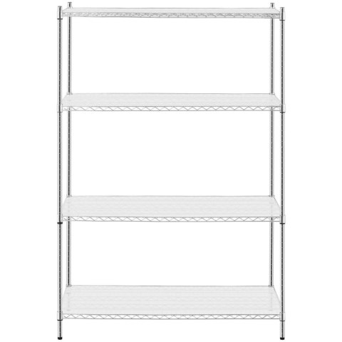 Regał warsztatowy druciany 4 półki + 4 maty do 1 t 1000 kg 120x60x180 cm