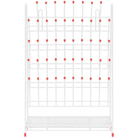 Suszarka stojak laboratoryjny do probówek z tacką ociekową na 48 probówek