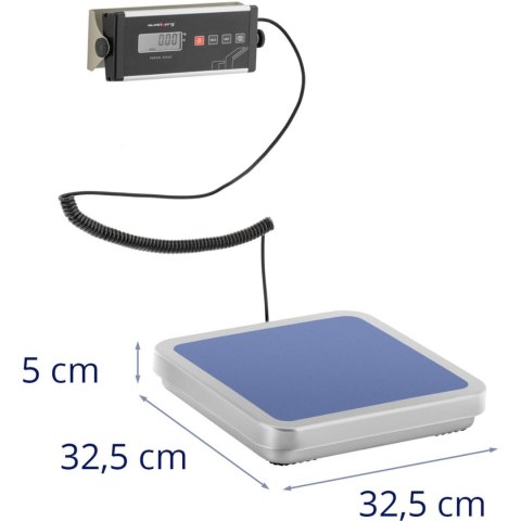 Waga pocztowa platformowa do paczek listów z zewnętrznym LCD 31.5 x 32.5 30 kg/ 0.01 kg