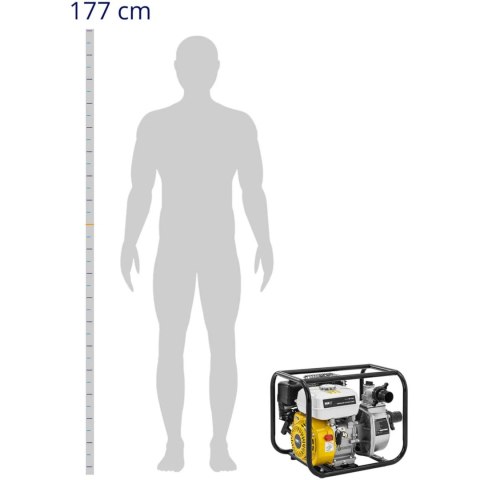 Motopompa pompa spalinowa do wody 7 KM 3.6 l 25 m3/h