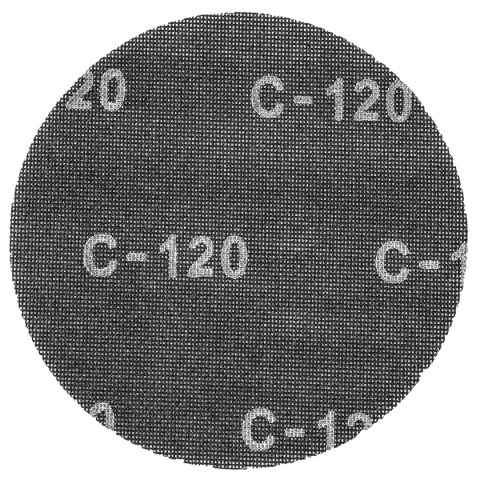 Siatka ścierna na rzep, 225 mm, K120, do szlifierki 59G260, 59G264, 59G265,10 szt.