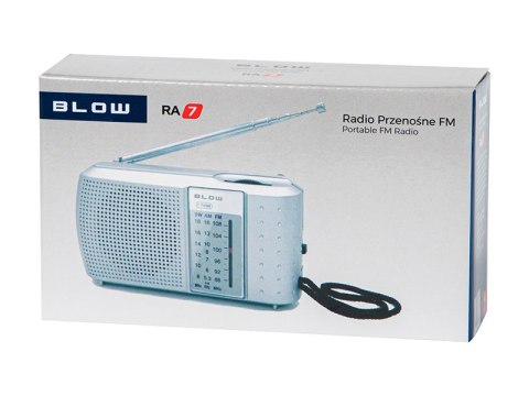 77-536# Radio przenośne analogowe am/fm blow ra7