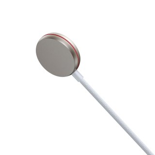 2w1 Kabel Lightning do iPhone i ładowarka indukcyjna do Apple Watch USB-C 1.5m biały