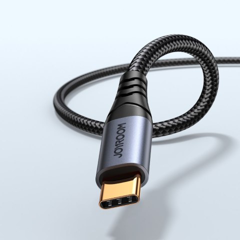 Kabel audio stereo do telefonu AUX 3.5 mm mini jack - USB-C 1.2m czarny