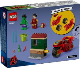 LEGO® Super Heroes - Iron Man z motocyklem i Hulk