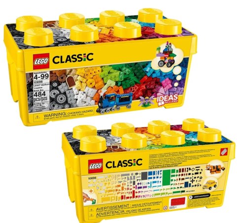 10696 - LEGO Classic - Kreatywne klocki LEGO®, średnie pudełko