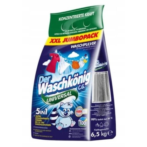 Der Waschkonig Universal Proszek do Prania 6,5 kg DE