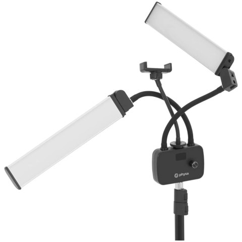 Lampa kosmetyczna do makijażu rzęs z uchwytem na smartfon LED 3200 - 5600 K 40 W