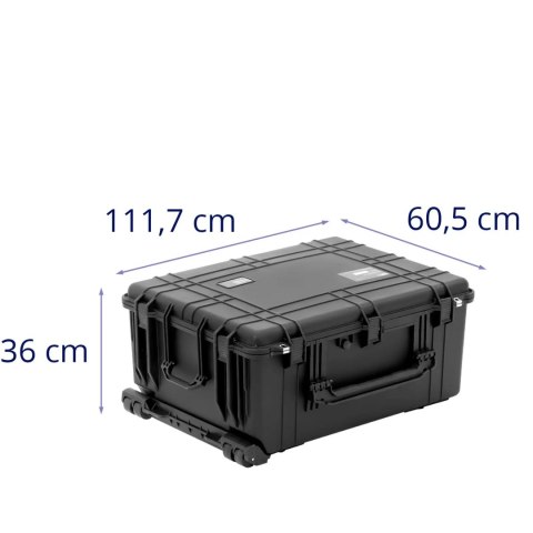 Walizka transportowa ochronna na kółkach z wysuwaną rączką 79 x 59.5 x 36.5 cm 123 l