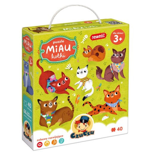 CzuCzu: CzuCzu Puzzle Miau Kotki 3+