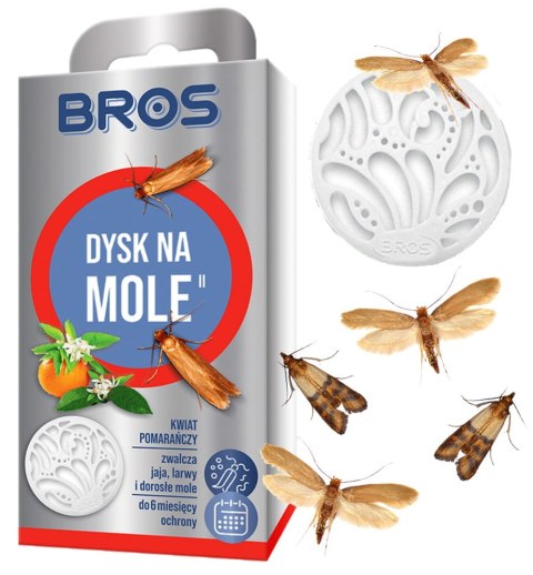 BROS - dysk na mole kwiat pomarańczy - 1 szt.