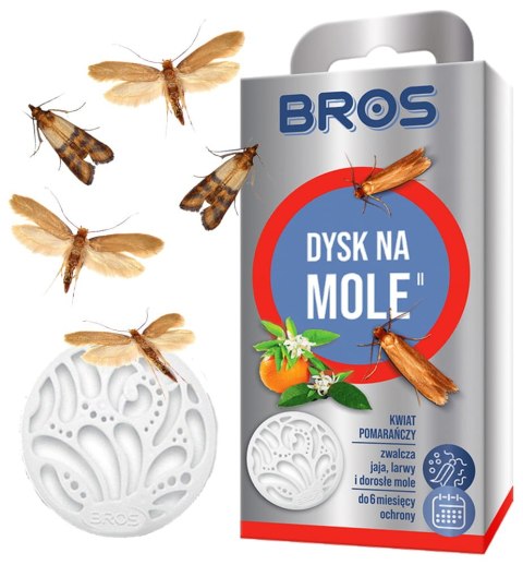 BROS - dysk na mole kwiat pomarańczy - 1 szt.