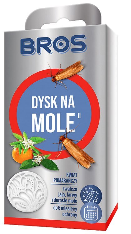 BROS - dysk na mole kwiat pomarańczy - 5 szt.