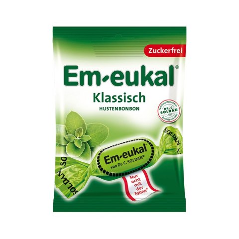 Em-eukal Klassisch Cukierki bez Cukru 75 g