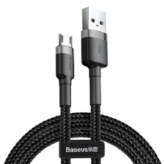 Kabel usb na micro usb baseus cafule 2.0a 3m szaro-czarny