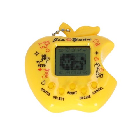 Tamagotchi gra elektroniczna dla dzieci jabłko żółte