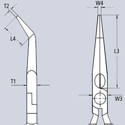 SZCZYPCE PŁASKIE MONTAŻOWE Z PROFILEM POPRZECZNYM WYG.280MM