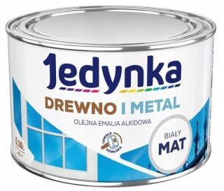 EMALIA ALKIDOWA DO DREWNA I METALU BIAŁA MAT 0,36L