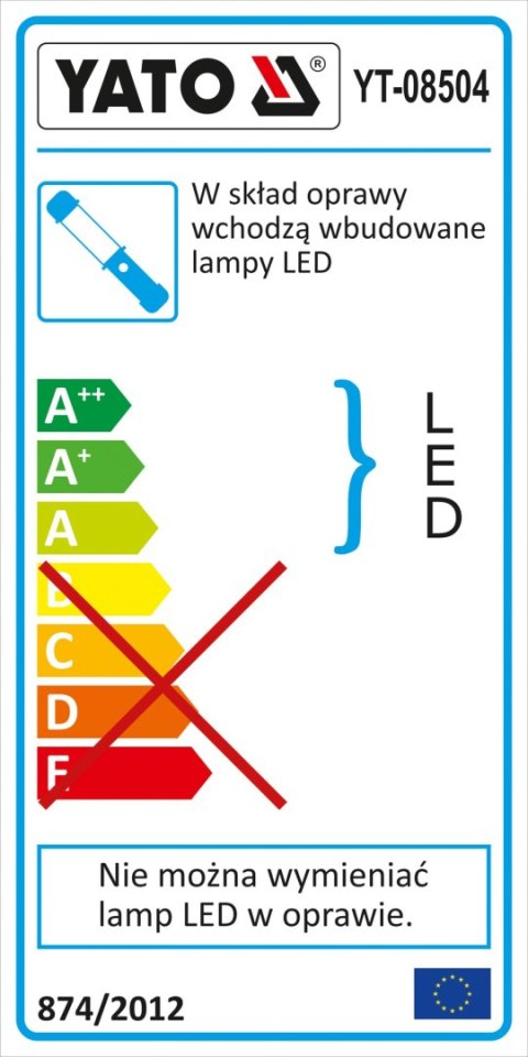 LAMPA WARSZTATOWA 3W COB LED