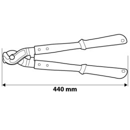 OBCINAK DO KABLI MIEDZIANYCH I ALUMINIOWYCH 44MM