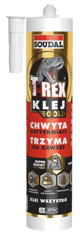 KLEJ MONTAŻOWY HYBRYDOWY 290ML T-REX GOLD