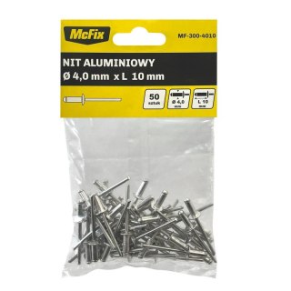 NITY ALUMINIOWE OP-50SZT 4.0*10MM