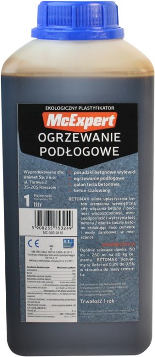 PLASTYFIKATOR DO OGRZEWANIA PODŁOGOWEGO 1L