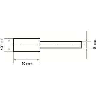 ŚCIERNICA TRZPIENIOWA MK 36 N V10 40*20*6