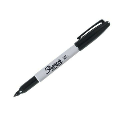 MARKER FINE SHARPIE CZARNY