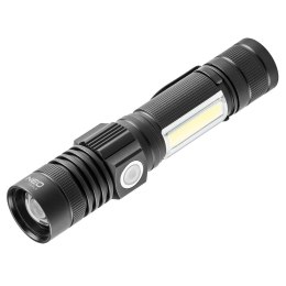 LATARKA AKUMULATOROWA USB 800 LM 2 W 1 CREE T6 LED