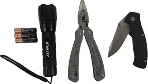 ZESTAW SURVIVALOWY, LATARKA,NÓZ,MULTITOOL