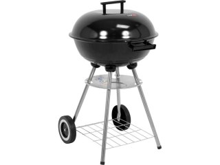 GRILL WĘGLOWY OKRĄGŁY Z POKROWCEM, RUSZT 41CM