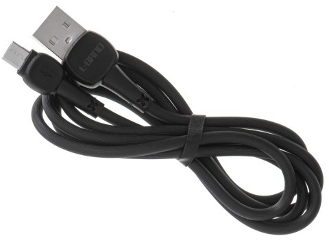 L-BRNO Kabel USB - micro USB ładowarka szybkie ładowanie Quick Charge czarny 2A 100 cm