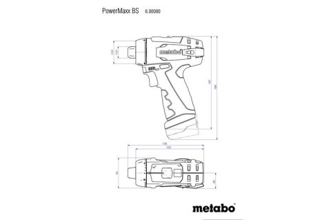 WIERTARKO-WKRĘTARKA AKUMULATOROWA 12V POWERMAXX BS BASIC