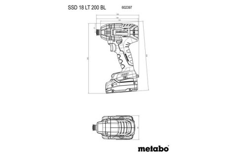 ZESTAW COMBO 18V BS 18 LT BL + SSD 18 LT 200 BL 2*5.2AH