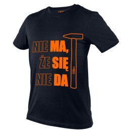 T-SHIRT Z NADRUKIEM MA SIĘ DA ROZMIAR XL