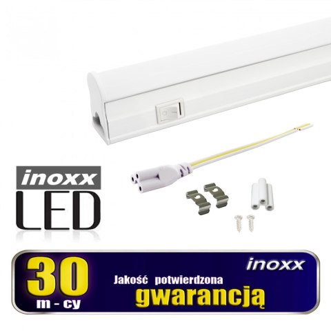 Świetlówka led liniowa t5 120cm 18w on/off neutralna 4000k lampa natynkowa zintegrowana z oprawą