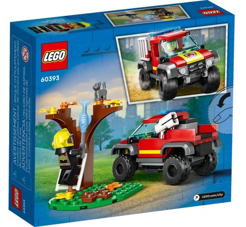 60393 - LEGO City - Wóz strażacki 4x4 - misja ratunkowa