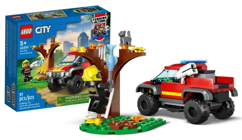 60393 - LEGO City - Wóz strażacki 4x4 - misja ratunkowa