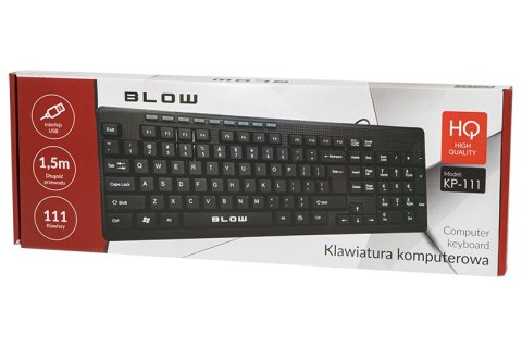 84-209# Klawiatura blow kp-111 usb czarna