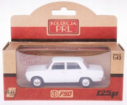 Kolekcja PRL - Fiat 125P 4 rodzaje, skala 1:43