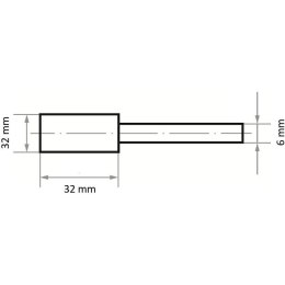 ŚCIERNICA TRZPIENIOWA EKR 36 N V4 32*32*6