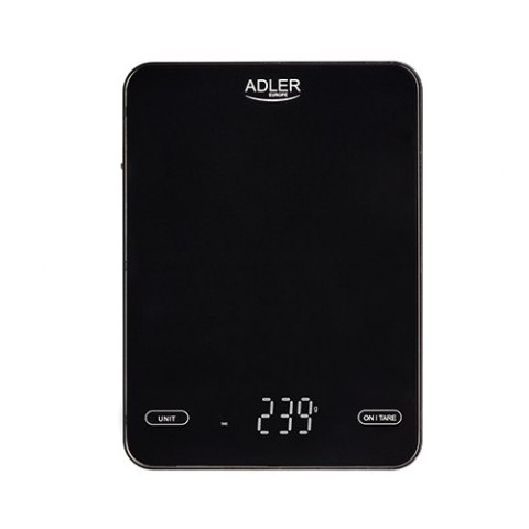 AD 3177 black Waga kuchenna 10kg ładowana przez usb