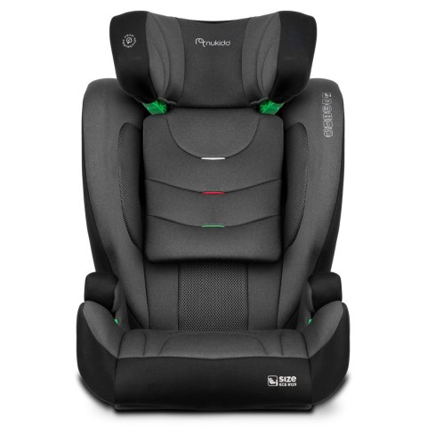 Fotelik samochodowy Nukido Louis Soft czarno-szary 15-36 kg ISOFIX