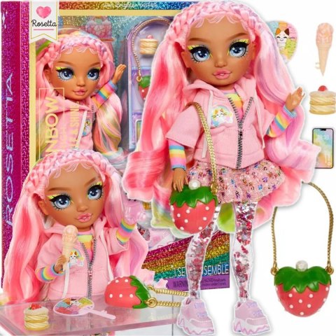 427780-INT Rainbow High Sparkle & Shine Fashion Dolls- ROSETTA (Pink)