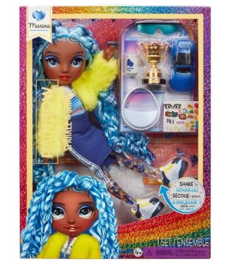 427797-INT Rainbow High Sparkle & Shine Fashion Dolls- MARINA (Blue)