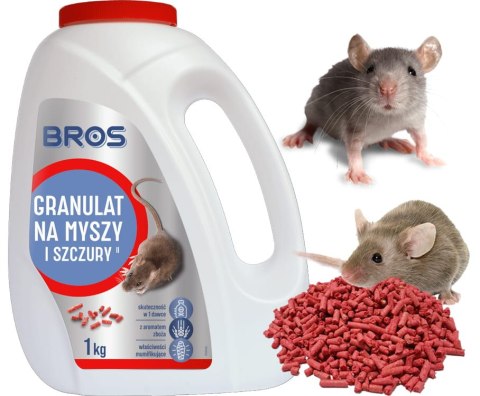 BROS - granulat na myszy i szczury 1kg