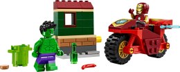 76287 - LEGO Super Heroes - Iron Man z motocyklem i Hulk